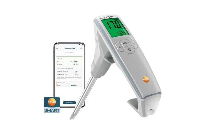 testteknik testo 270-bt uygulamalı onyuz