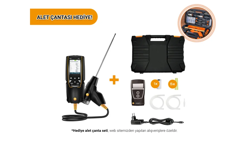 TESTO 310 II - YAZICILI BACAGAZI ANALİZ CİHAZI SETİ - Görsel 2