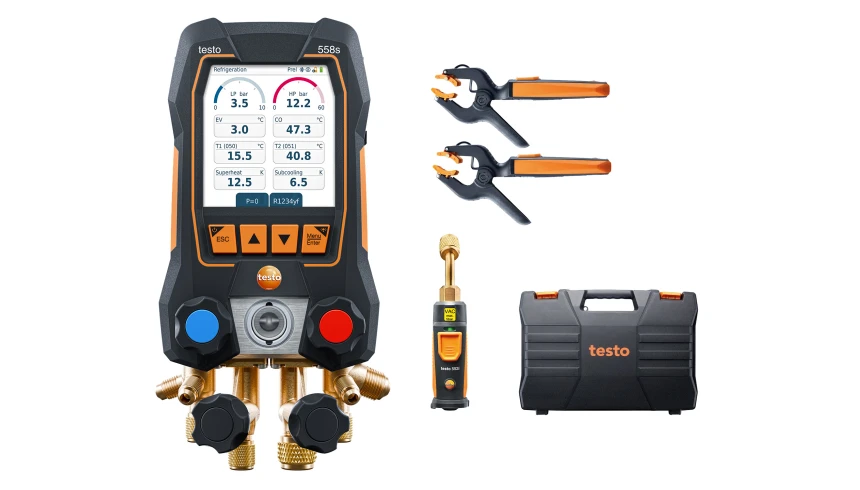 testteknik testo 558s akilli vakum seti teslimat kapsami
