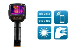 TESTO 883 - TERMAL KAMERA (320 x 240 PİKSEL, MANUEL ODAK, APP, LAZER)