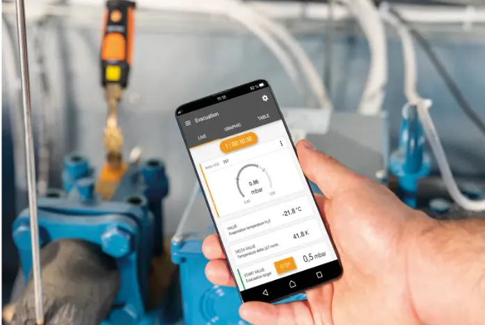 TESTO 552i - UYGULAMA KONTROLLÜ KABLOSUZ VAKUM PROBU - Görsel 6