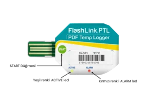 FLASHLİNK MODEL 30000 sicaklik data logger aciklama