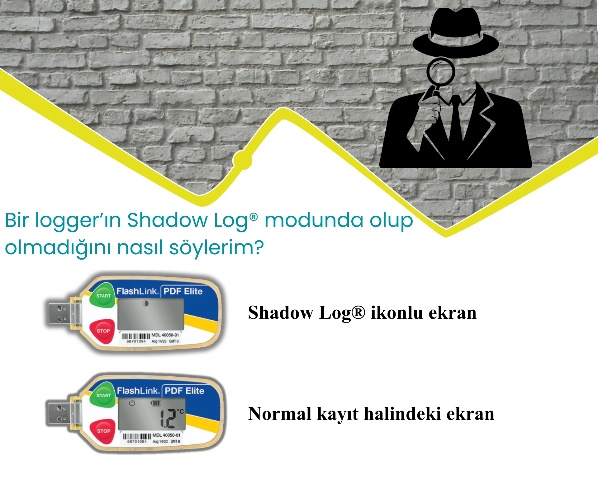 FlashLink PDF Elite 40050-05 Shadow Log aciklama ornek grafigi