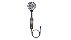 testteknik testo 0635-9372 yuksek hassasiyetli pervane probu 100mm sicaklik sensorlu sabit kablolu