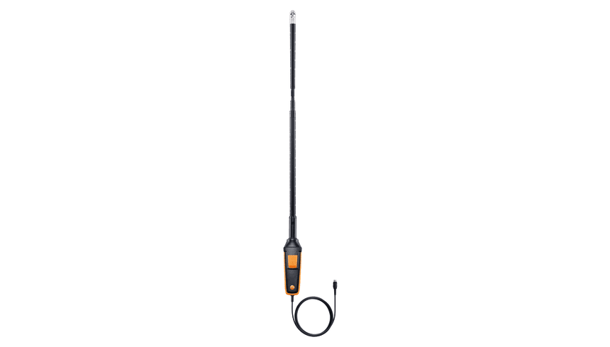 testteknik testo 0635-9572 pervane tip prob 16mm sicaklik sensorlu sabit kablolu toplu on yuz