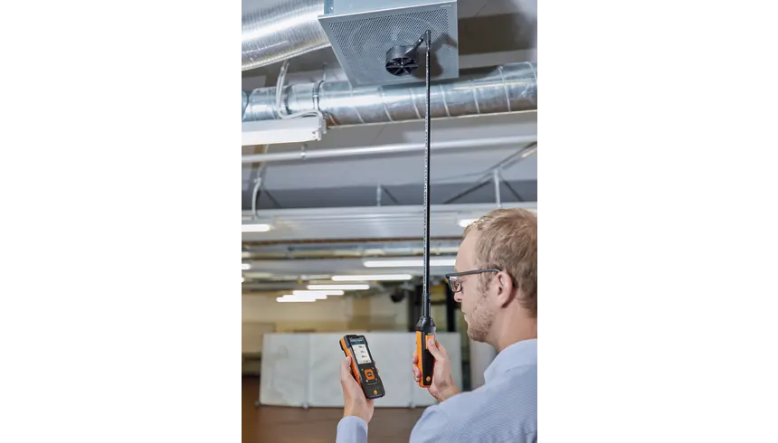 testteknik testo 440 icin 0635-9431 pervane probu 100mm bluetoothlu sicaklik sensorlu v9