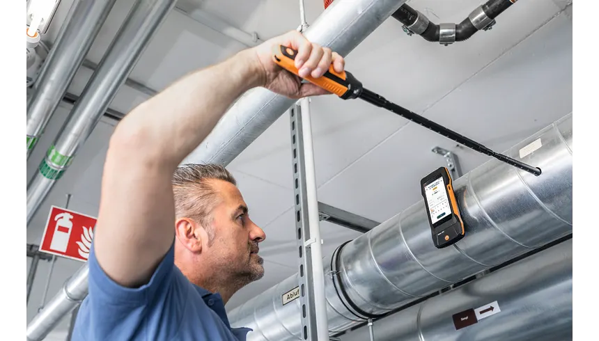 testteknik testo 400 0635-9571 pervane anemometre 16mm bluetoothlu v3