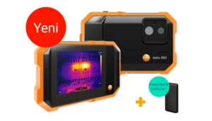 testteknik testo 862-2 yeni cep tipi termal kamera powerbank promosyonlu