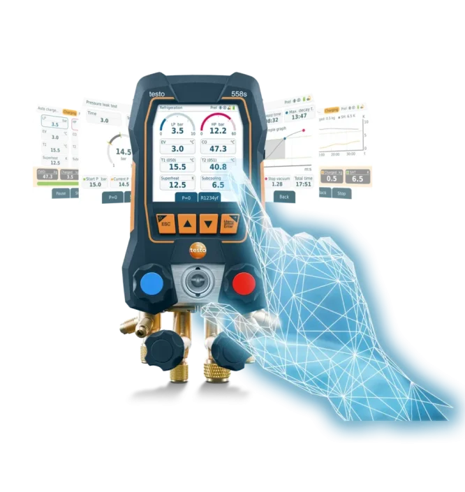Test Teknik testo 558s detaylı ekran gösterimi